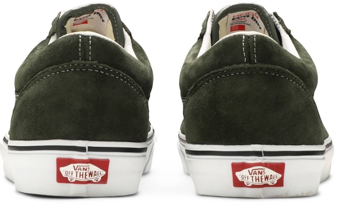 Vans Old Skool 'Pig Suede - Olive' Lelaki Wanita Kasual Retro VN0A3WKT4QV Details for Vans Old Skool 'Pig Suede - Olive' Lelaki Wanita Kasual Retro VN0A3WKT4QV