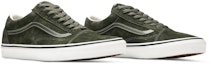 Cheap Vans Old Skool 'Pig Suede - Olive' Lelaki Wanita Kasual Retro VN0A3WKT4QV