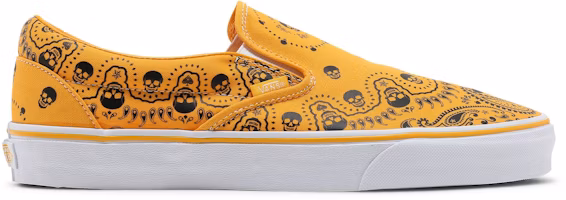 Vans Classic Slip-On 'Bandana - Saffron' VN0A33TB42T Vans Classic Slip-On 'Bandana - Saffron' VN0A33TB42T