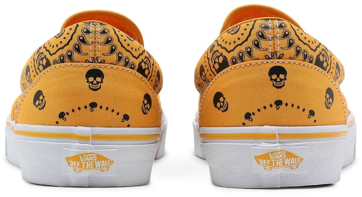 Vans Classic Slip-On 'Bandana - Kuning Saffron' VN0A33TB42T Details for Vans Classic Slip-On 'Bandana - Kuning Saffron' VN0A33TB42T