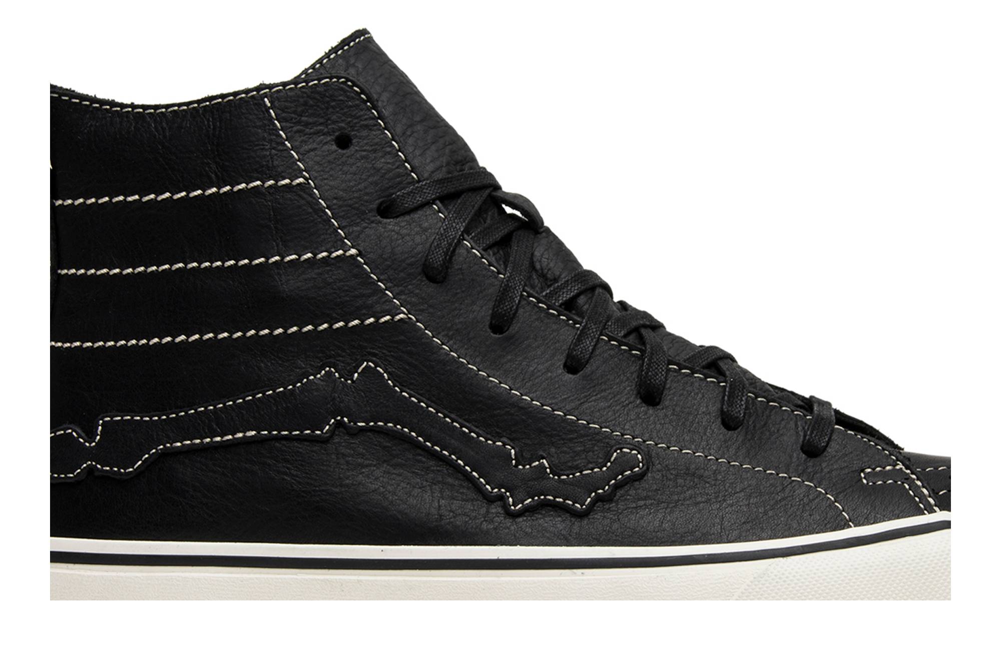 Order Blends x Vans Sk8-Hi Decon LX 'Black Bones' Sepatu Hitam Tulang VN0A2YKTJ9G