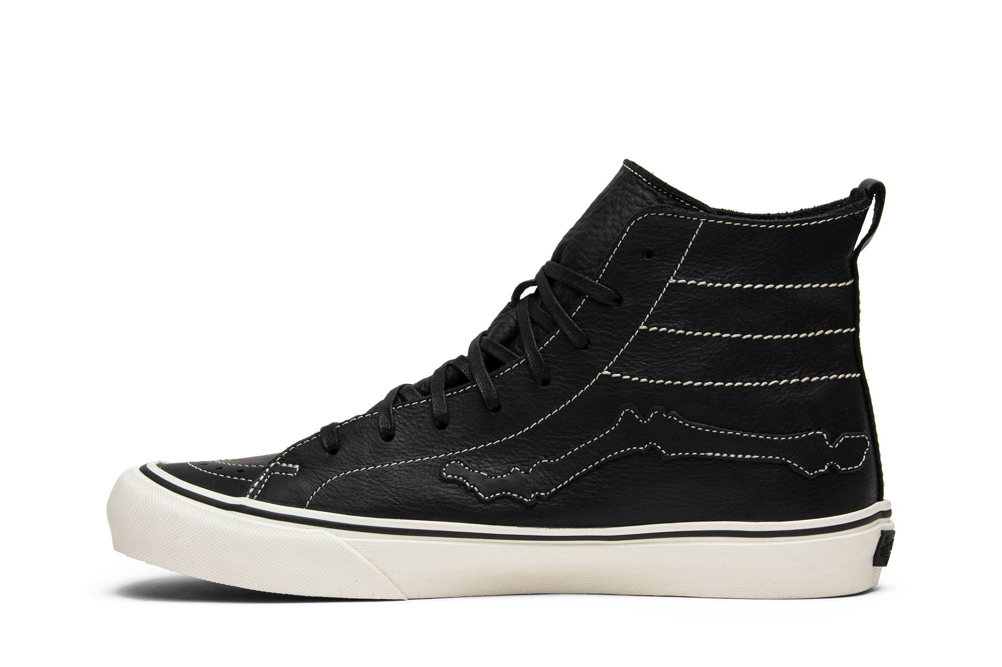 Lookbook Blends x Vans Sk8-Hi Decon LX 'Black Bones' Sepatu Hitam Tulang VN0A2YKTJ9G