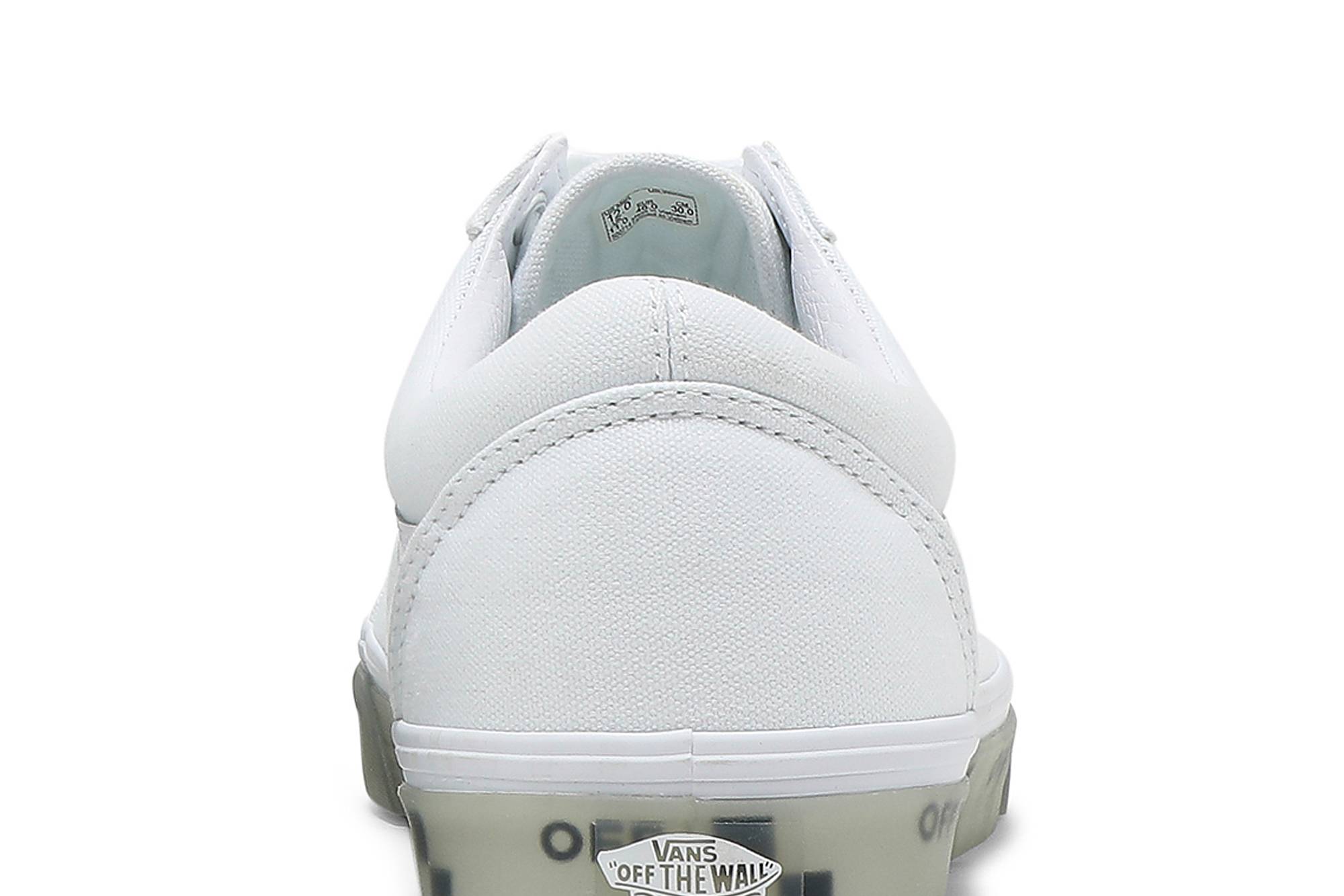 Sizing Vans Old Skool 'OTW软底-白色半透明' VN0A5AO92HU