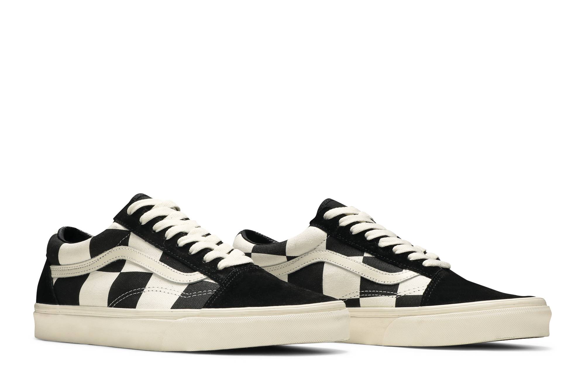 Cheap Vans Old Skool 'Oversize Checkerboard - Hitam Putih' VN0A5AO95WS