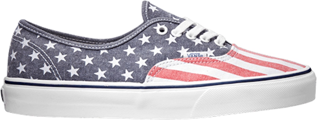 Stars and top stripes vans