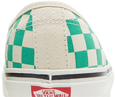Vans Authentic 44 DX 'Anaheim Factory - Emerald Checker' VN0A54F241H Sizing Vans Authentic 44 DX 'Anaheim Factory - Emerald Checker' VN0A54F241H