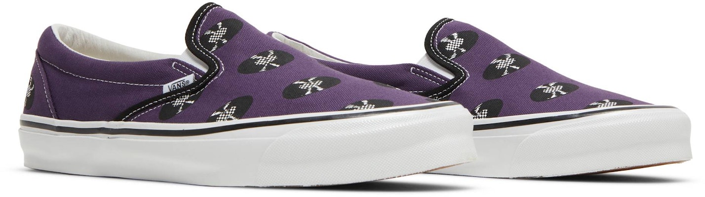 Wacko Maria x Vans OG Classic Slip-On "紫色唱片" VN0A45JK596 Cheap Wacko Maria x Vans OG Classic Slip-On "紫色唱片" VN0A45JK596
