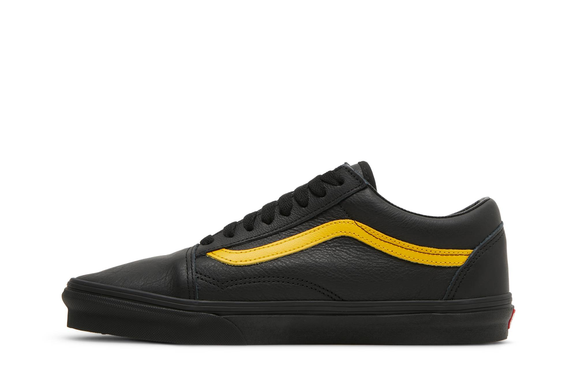 Vans Old Skool 'Leather Pop - Black Lemon Chrome' 圖 3