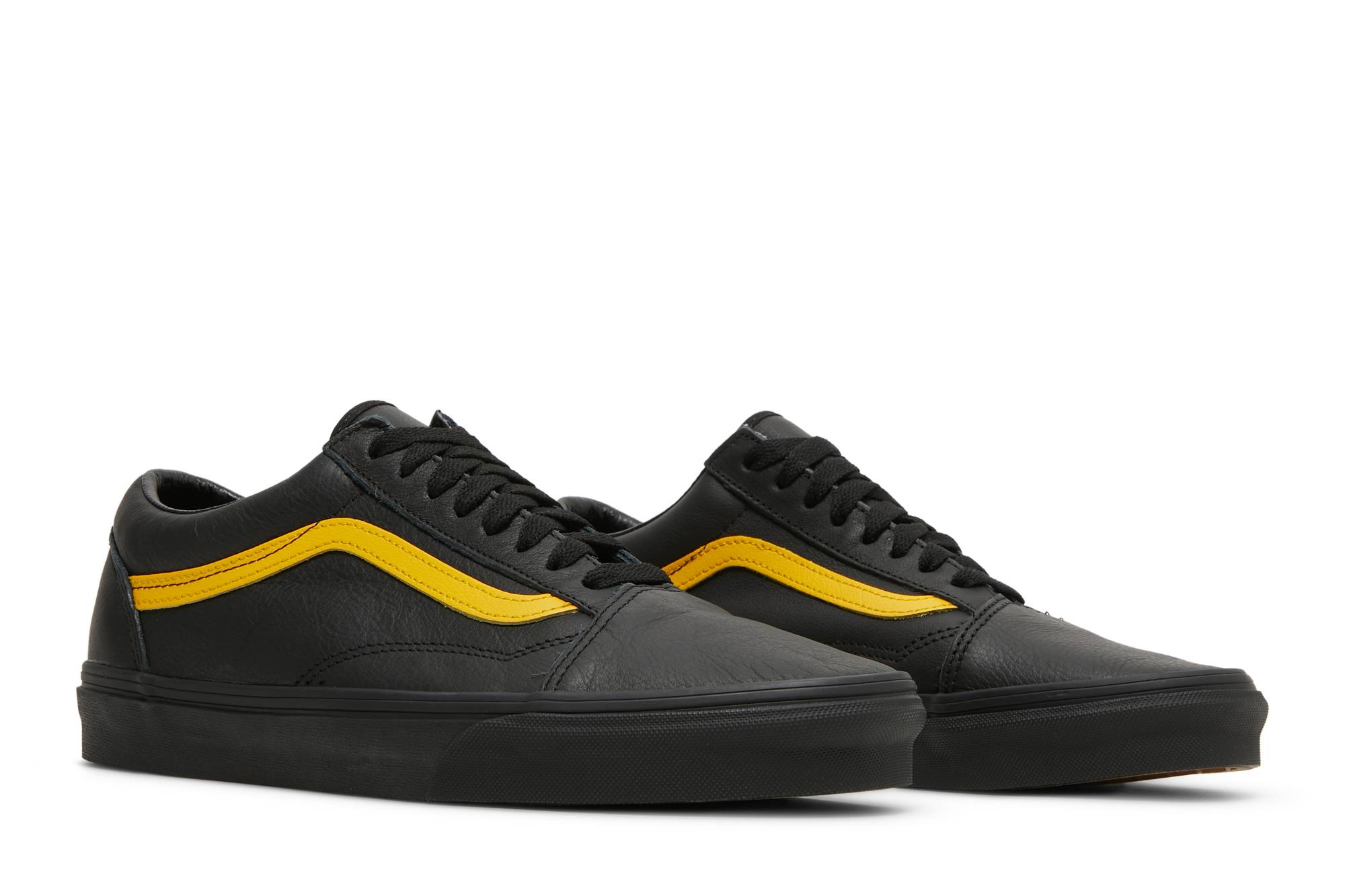 Vans Old Skool 'Leather Pop - Black Lemon Chrome' 圖 8