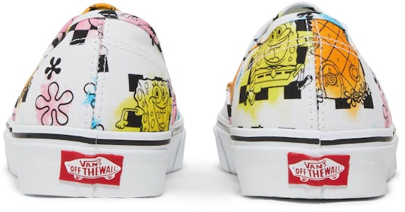 SpongeBob x Vans Authentic 'Aye Aye Captain!' Sepatu Kets Asli VN0A5HZSZAS Details for SpongeBob x Vans Authentic 'Aye Aye Captain!' Sepatu Kets Asli VN0A5HZSZAS
