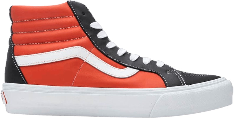 Vans sk8 deals hi black orange