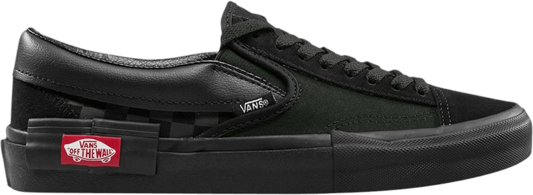 Vans checkerboard slip on cap black best sale
