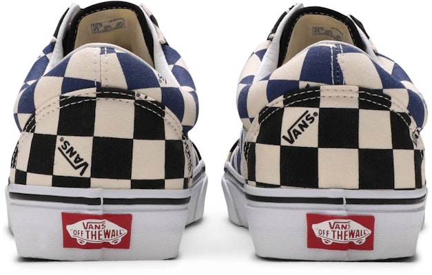 Vans Old Skool 'Big Check Hitam Navy' VN0A4U3BWRT Details for Vans Old Skool 'Big Check Hitam Navy' VN0A4U3BWRT