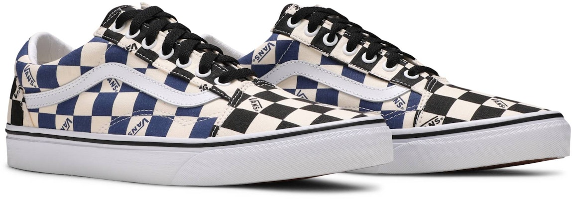 Vans Old Skool 'Big Check Hitam Navy' VN0A4U3BWRT Cheap Vans Old Skool 'Big Check Hitam Navy' VN0A4U3BWRT