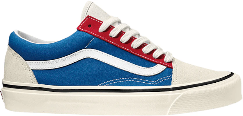 Red white and blue vans old skool discount
