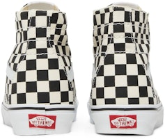 Vans Sk8-Hi Tapered "Checkerboard Hitam" VN0A4U165GU Details for Vans Sk8-Hi Tapered "Checkerboard Hitam" VN0A4U165GU