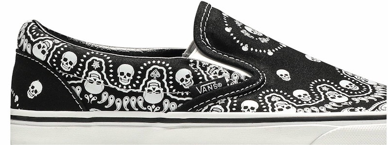 Vans 经典一脚蹬 "黑色班丹纳" VN0A33TBD9S Order Vans 经典一脚蹬 "黑色班丹纳" VN0A33TBD9S