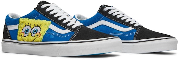 海绵宝宝联名范斯经典款 '笑脸补丁' VN0A38G19XD Cheap 海绵宝宝联名范斯经典款 '笑脸补丁' VN0A38G19XD