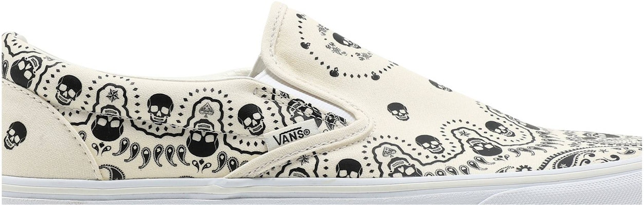 Vans Classic Slip-On 'Bandana - Classic White' VN0A33TB42S Order Vans Classic Slip-On 'Bandana - Classic White' VN0A33TB42S