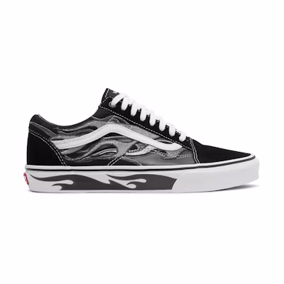 A$AP Rocky Vans Old Skool 'Worldwide Pack - Black Flames'