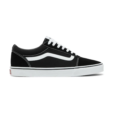 Vans Ward Suede Canvas 'Black White'