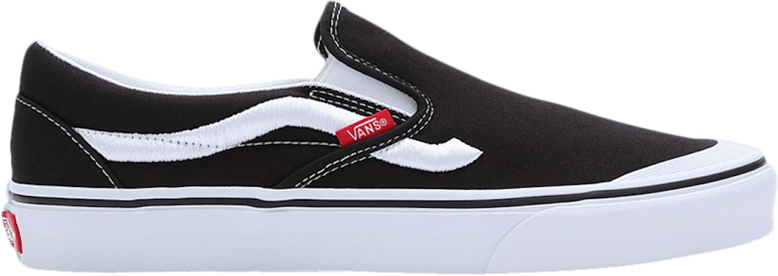 Vans Classic Slip On 138 Sidestripe Black VN000BW36BT