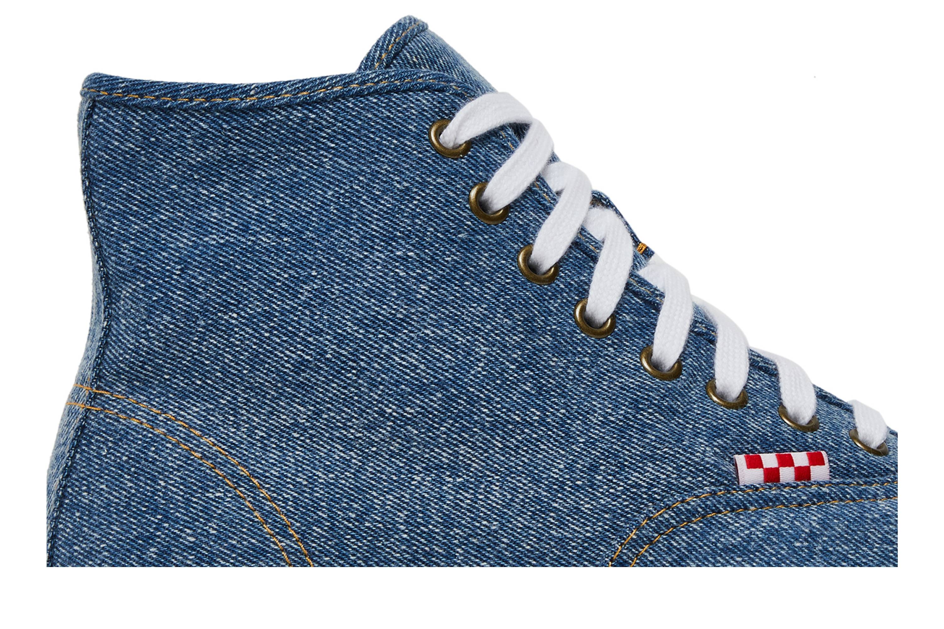Hockey Vans Skate Authentic High 'Andrew Allen - Denim' 圖 2