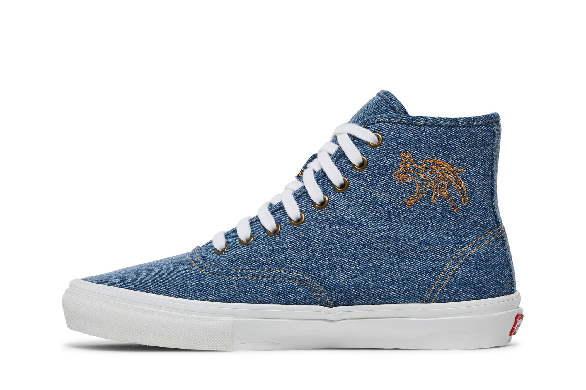 Hockey Vans Skate Authentic High 'Andrew Allen - Denim' 圖 3