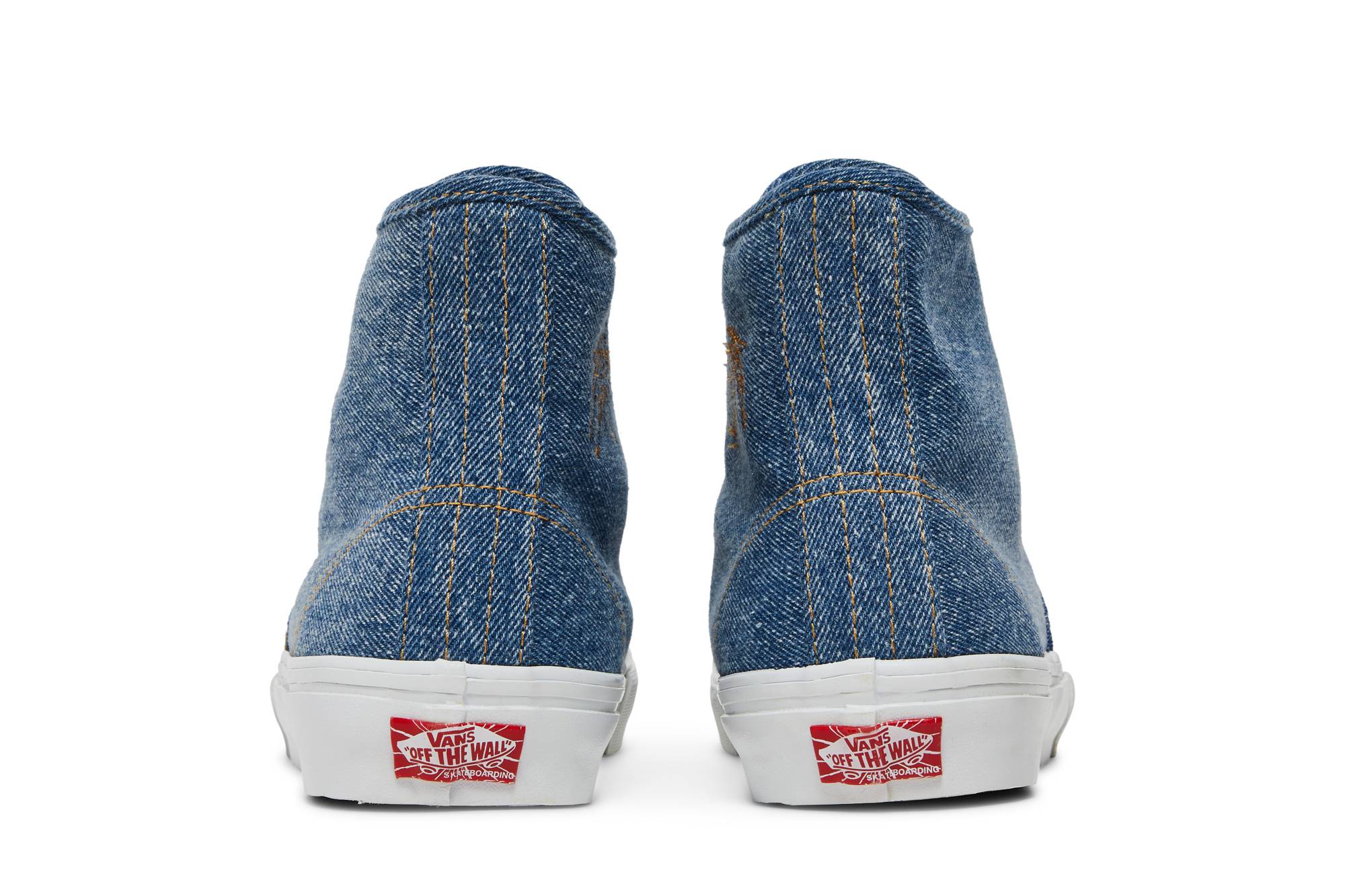 Hockey Vans Skate Authentic High 'Andrew Allen - Denim' 圖 6