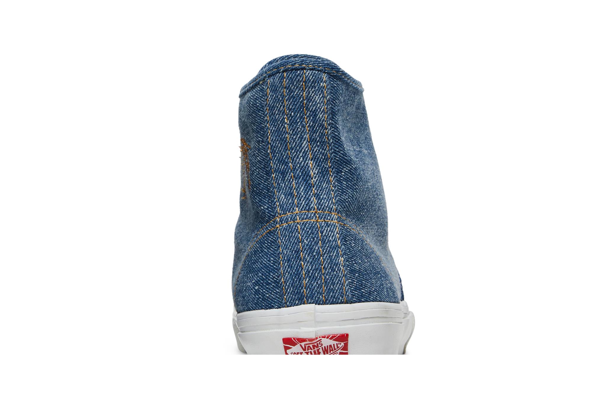 Hockey Vans Skate Authentic High 'Andrew Allen - Denim' 圖 7