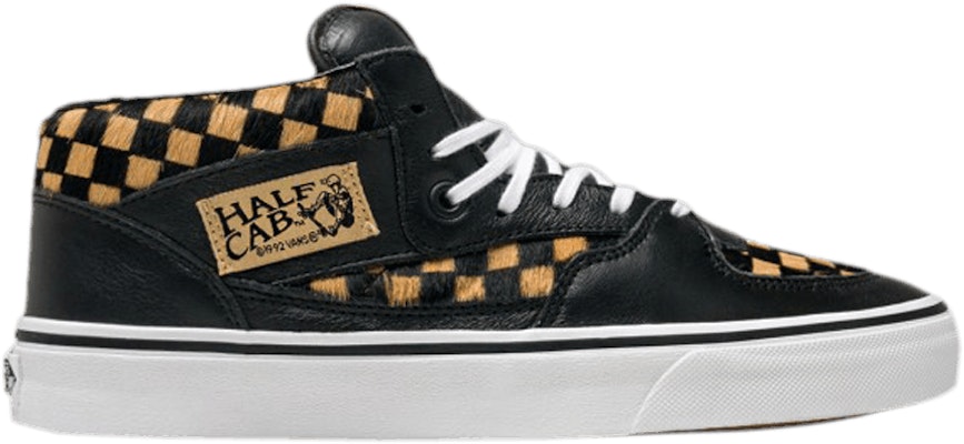 Calf hair checkered vans sales
