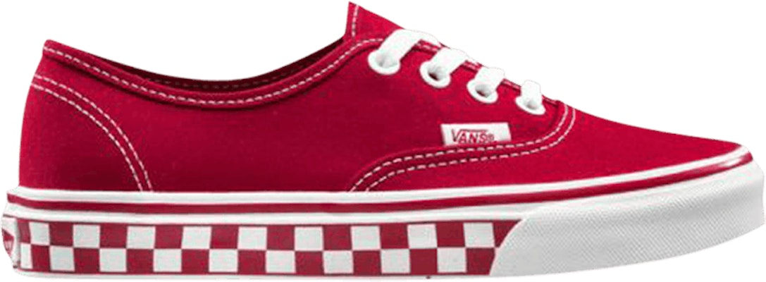 Vans checkerboard 2025 racing red