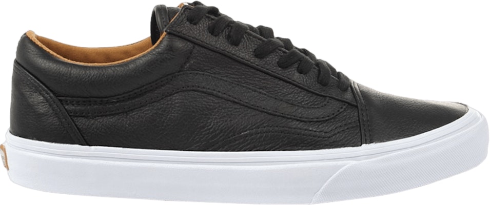 Vans old skool premium leather black outlet