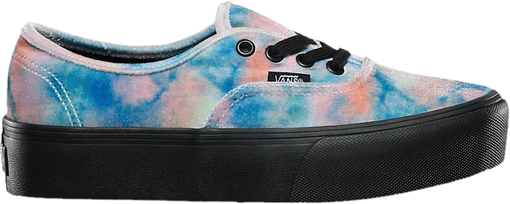 Velvet tie dye vans online