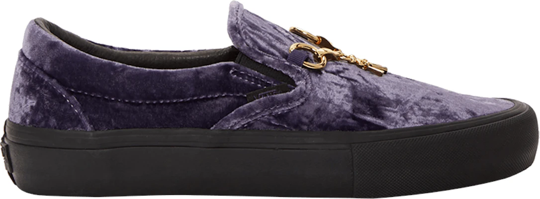 Vans deals purple velvet