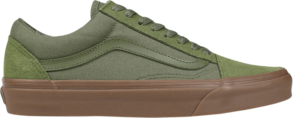 Winter moss top vans old skool