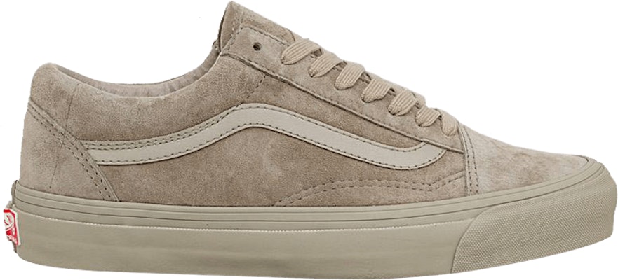 Taupe vans top old skool