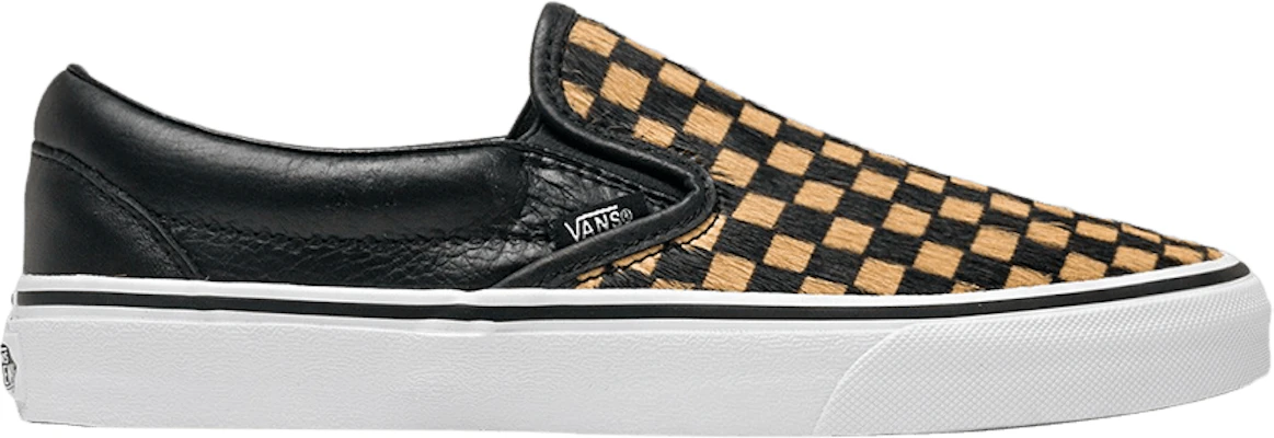 Vans classic slip on calf hair hotsell