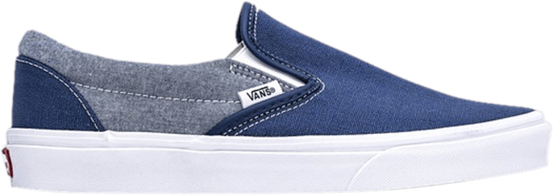 Vans slip hot sale on chambray