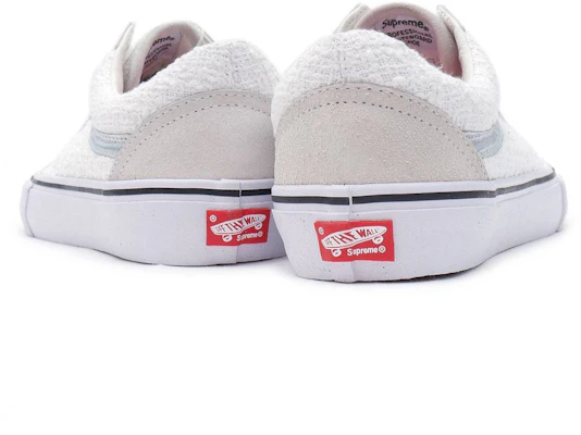 Supreme x Vans Old Skool Pro Iridescent 'White' VN000ZD4JIO Shop Supreme x Vans Old Skool Pro Iridescent 'White' VN000ZD4JIO