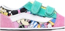 Order (TD) Disney x Vans Old Skool Velcro '80s Mickey' Lelaki Dewasa Kasut VN0A344KUJE