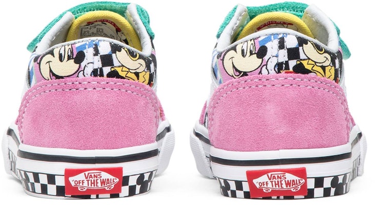 (TD) Disney x Vans Old Skool Velcro '80s Mickey' Sepatu Sneakers VN0A344KUJE Details for (TD) Disney x Vans Old Skool Velcro '80s Mickey' Sepatu Sneakers VN0A344KUJE