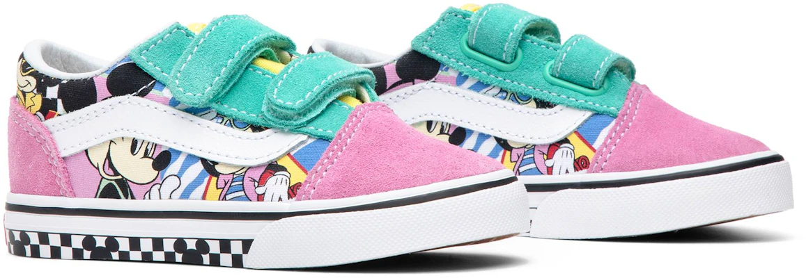 (Infant) Disney x Vans Old Skool Velcro '80s Mickey' VN0A344KUJE Cheap (Infant) Disney x Vans Old Skool Velcro '80s Mickey' VN0A344KUJE
