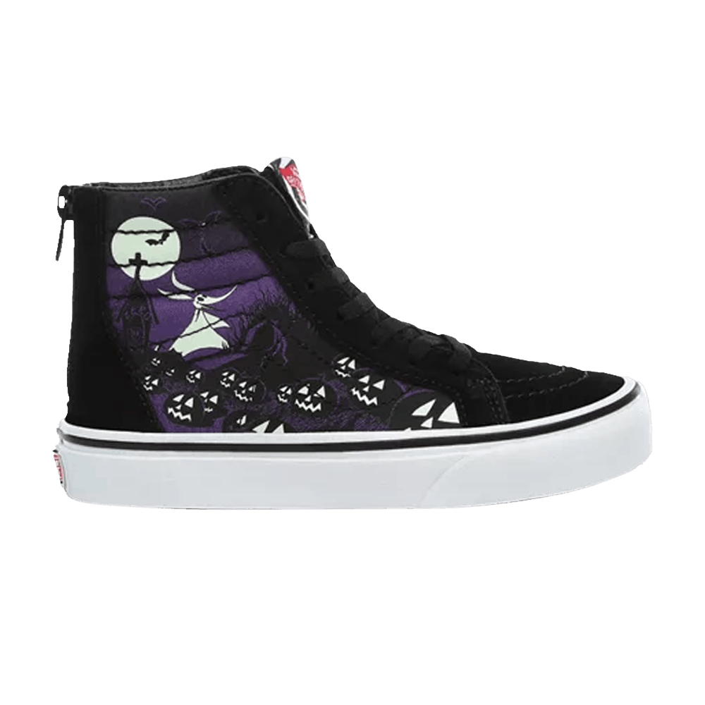 The Nightmare Before Christmas x Vans Sk8‑Hi 'Jacks Lament' (GS