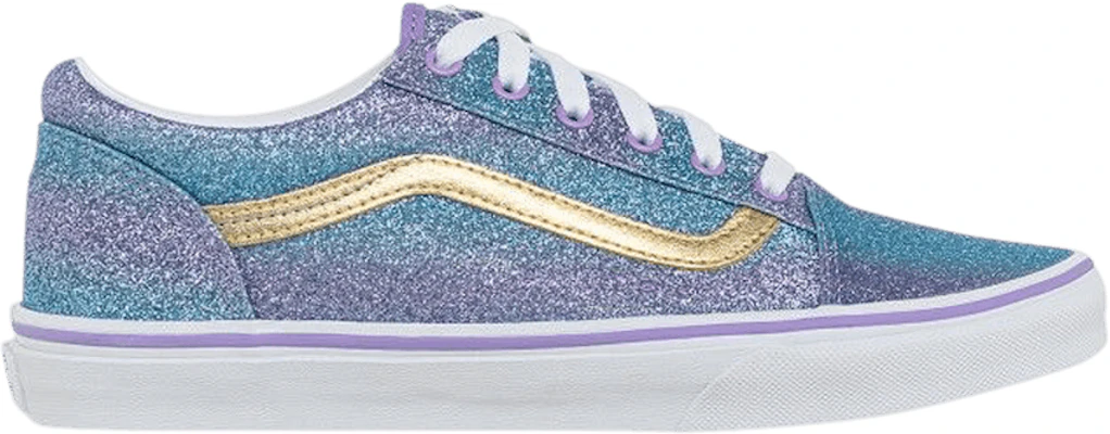 Green 2025 glitter vans