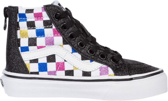 Vans 2025 glitter checkerboard