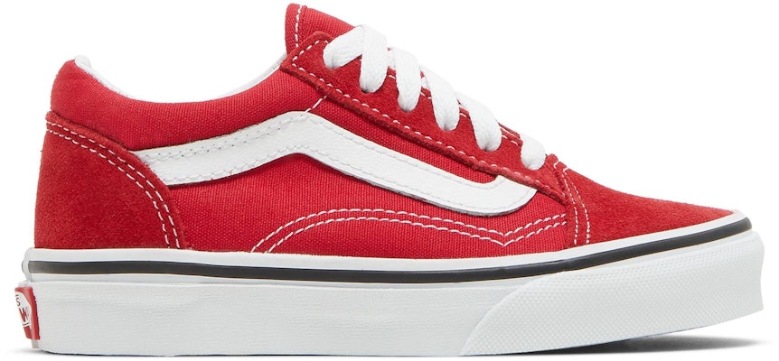 Red vans 2025 grade school