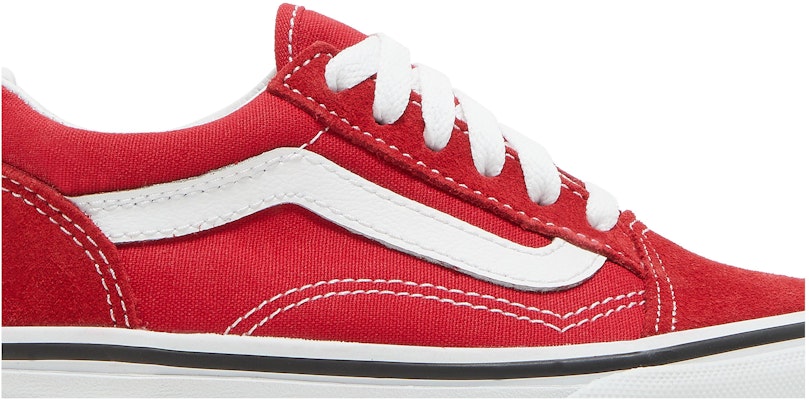 Grade School Vans Old Skool Racing Red VN0A4BUUJV6