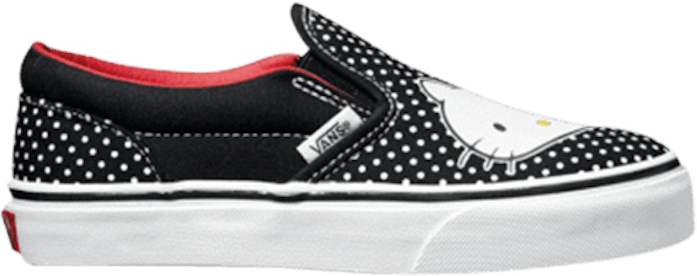 Grade School Vans Classic Slip on Hello Kitty 0QFB66Z 0QFB66Z