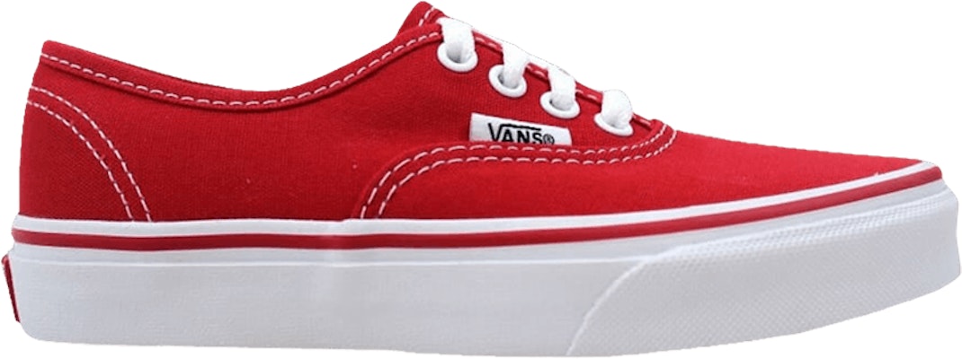 Red vans 2025 grade school